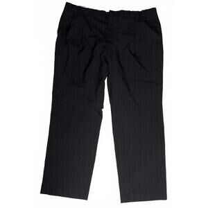 Vintage Barrington Black Pinstripe Dress Pants